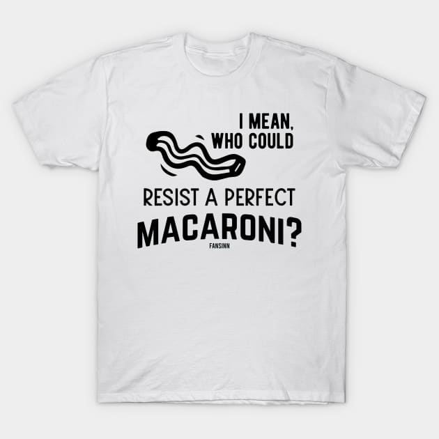 National Day Macaroni pasta Italy T-Shirt by fansinn